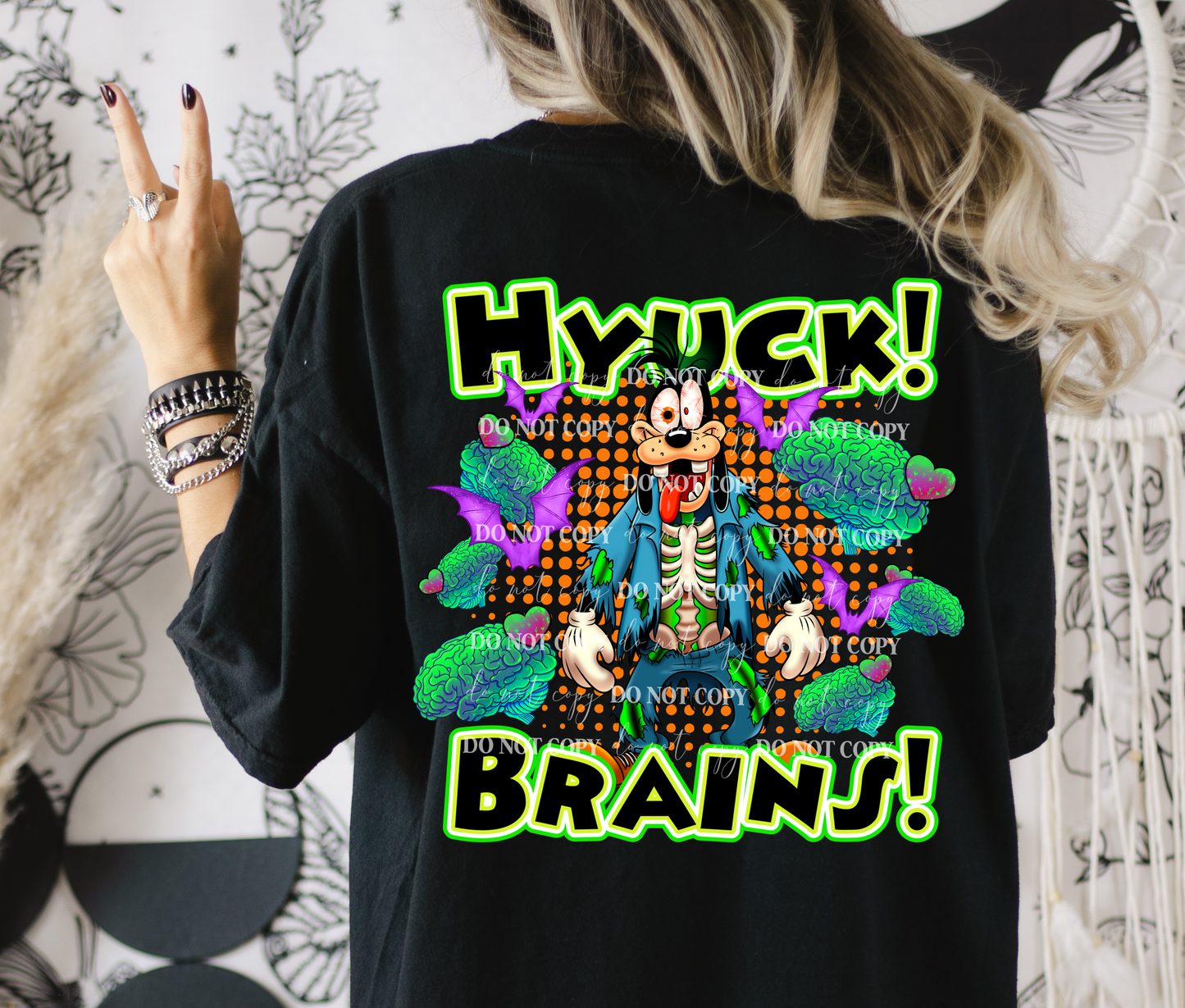 Hyuck Brains! Dots DTF Transfer