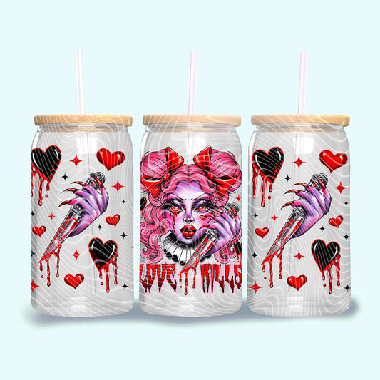 Love Kills 16 OZ UV Dtf Wrap