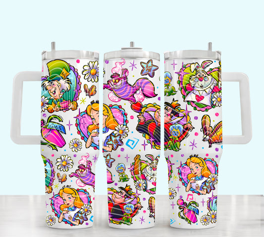 Rabbit Hole 40 OZ UV Dtf Wrap