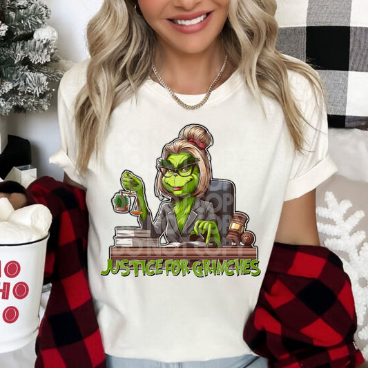 Lawyer Grinch DTF Transfer