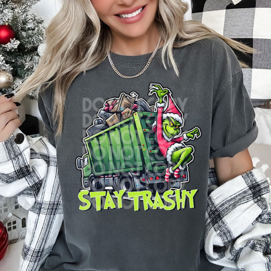 Trash Grinch DTF Transfer