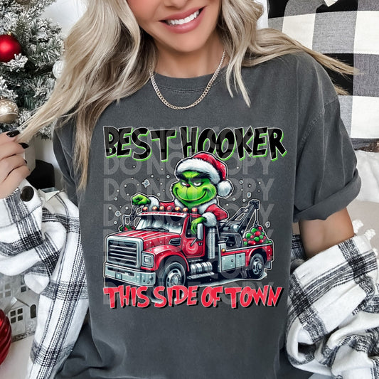 Tow Driver Grinch DTF Transfer