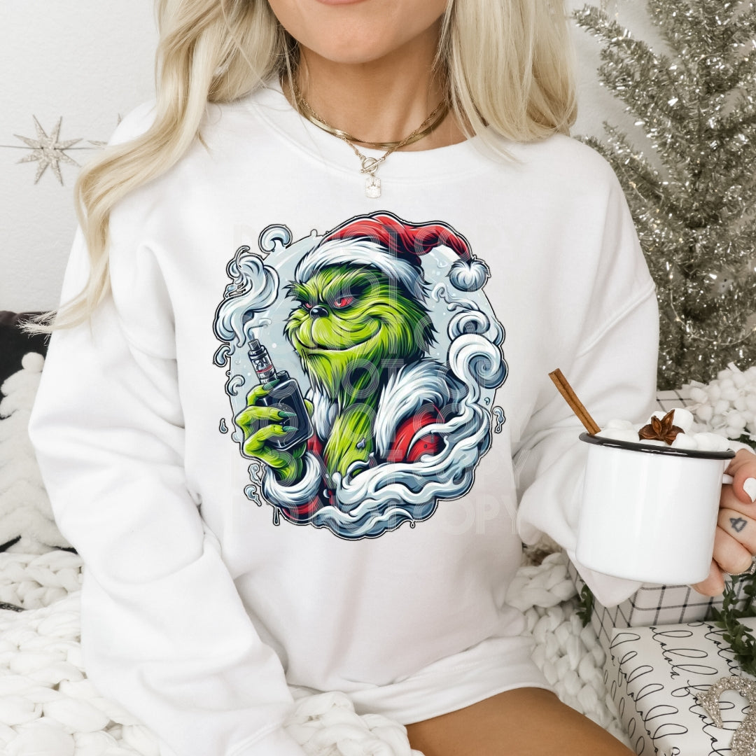 Vape Grinch DTF Transfer