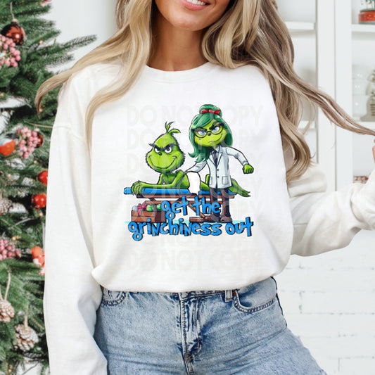 Massage Therapist Grinch DTF Transfer