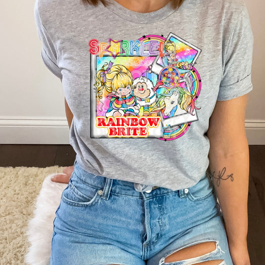 Rainbow Brite DTF Transfer