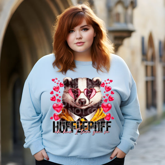 Hufflepuff Oh How I Love You So DTF Transfer