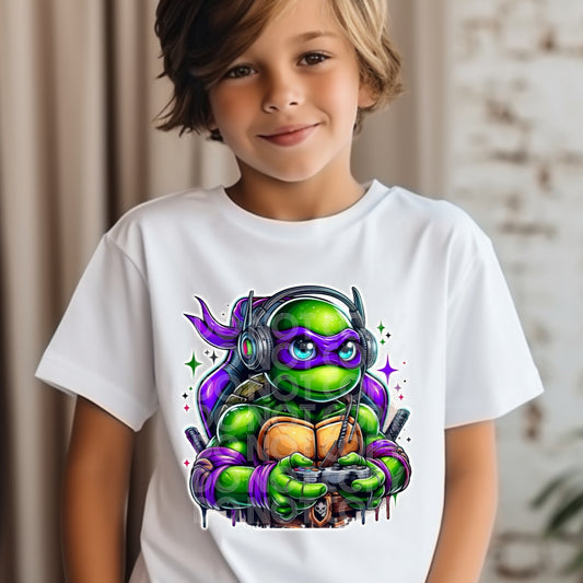 Donatello Ninja Gamer DTF Transfer