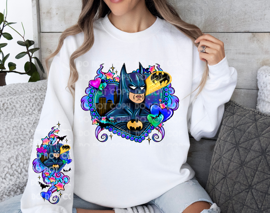 Batman No Words DTF Transfer (Sleeve must be purchased separately)